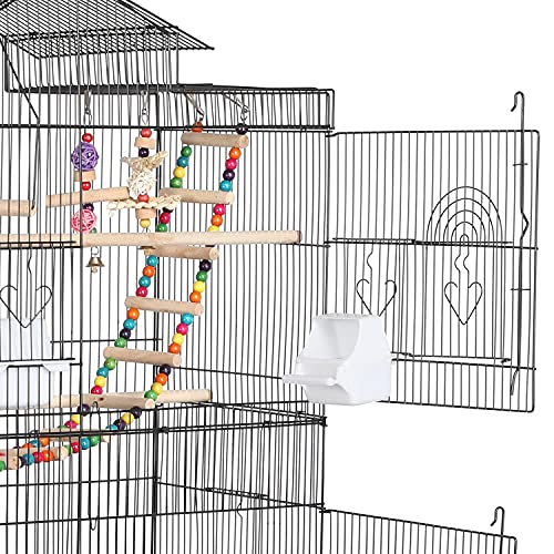 Yaheetech Vogelkäfig für Wellensittiche und andere Vogelarten