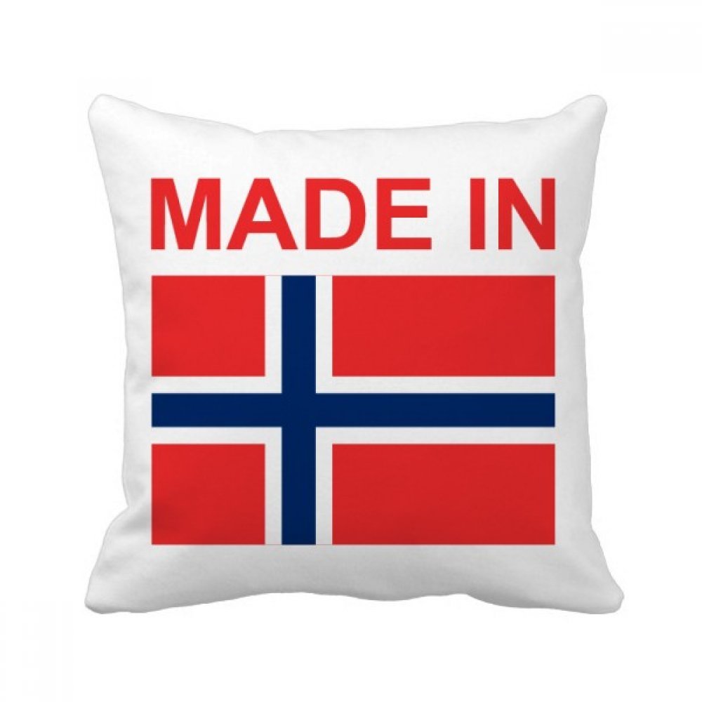 Coussin Norvège Country Love multicolore 40x40 cm pour déco canapé