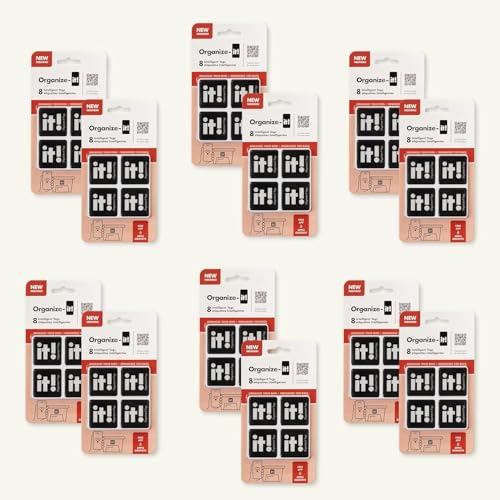 NFC Code Smart Labels Scannable Weatherproof Tags for Storage Bins