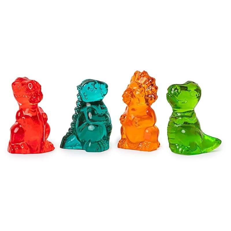 Bayside Candy Gummy 3D Dinosaurs – Assorted Fruit-Flavored Dinosaur-Shaped Gummies (2LB)