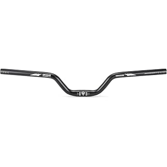 GEWAGE 25.4 mm Bicycle Handlebar - 620 mm Riser Handlebar Made of 6061 Aluminium Alloy 30/50/70/90/120 mm Rise 12  Backsweep Mountain Bike Handlebar for MTB Dirt Bike & Hybrid 70 mm Rise