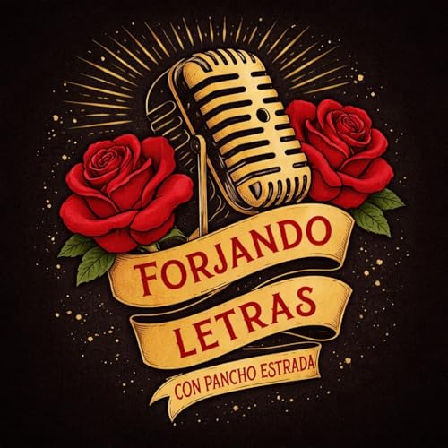 Forjando Letras Podcast Por Pancho Estrada arte de portada