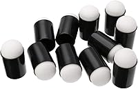 Vista 6 de 40 piezas de esponja para dedos con caja de almacenamiento para pintar tarjetas de tinta de tiza, dibujo