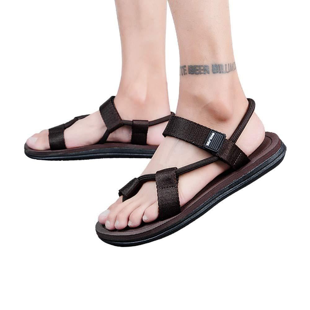 Sandales femmes plates et homme en marron taille 38 avec support de voûte plantaire