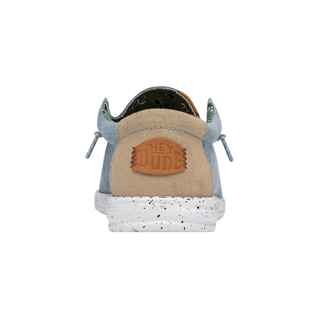 HEYDUDE Wally Washed Canvas MocassinoUomo