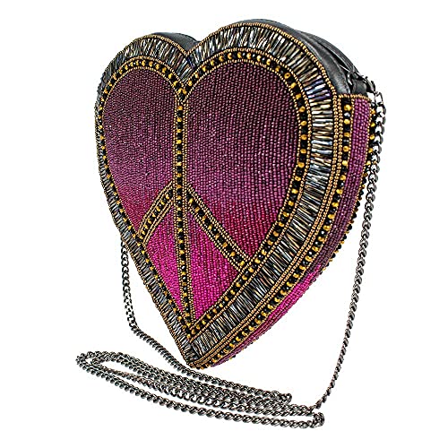 Mary Frances womens Love Crossbody Heart Handbag Sling Bag, Multi, Medium US4