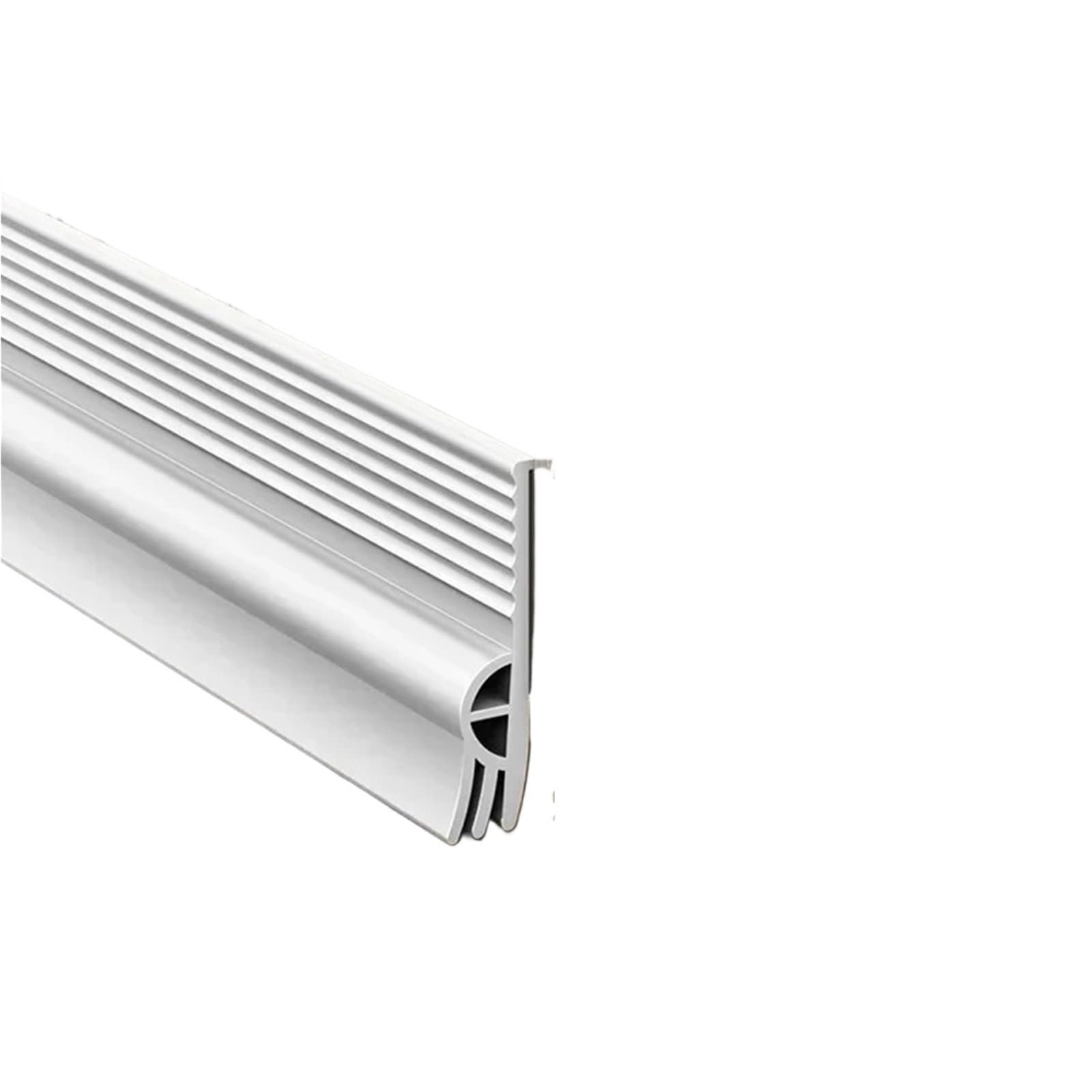 Ghhzml White 28Mm Door Bottom Seal Door Bottom Weatherstrip, 1M Windproof Seal(White 28Mm)