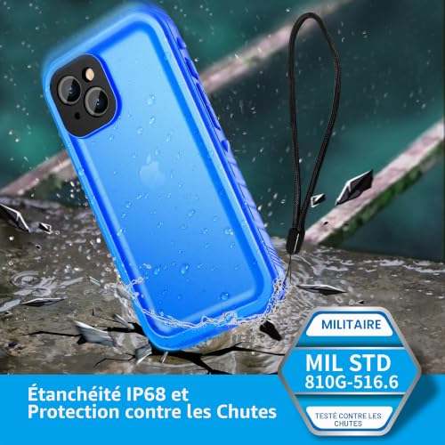 Coque iPhone 13 antichoc étanche IP68 protection intégrale