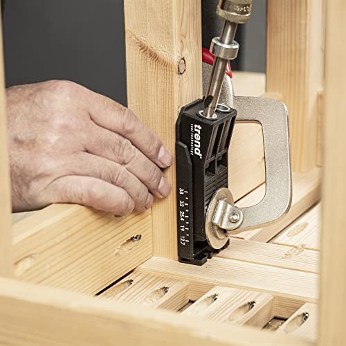 Trend Twin Pocket Hole Jig with HSS Drill Bit & Depth Setting Collar, Square Drive Bit & Pocket Hole Screws Selection, PH/JIG/C 11 Trend Twin Pocket Hole Jig with HSS Drill Bit & Depth Setting Collar, Square Drive Bit & Pocket Hole Screws Selection, PH/JIG/C - Image 11