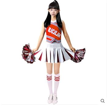 Amazon.co.jp: [TRVELBETT] キッズダンス チアガール 衣装 チア