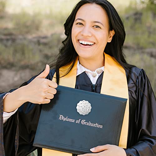 Craspire 100Pcs Self-Adhesive Silver Foil Embossed Stickers Medal Decoration Sticker, Vine Pattern Stickers Graduation Corporate Notary Seals Envelope Gift Sealing Stickers #TOP4