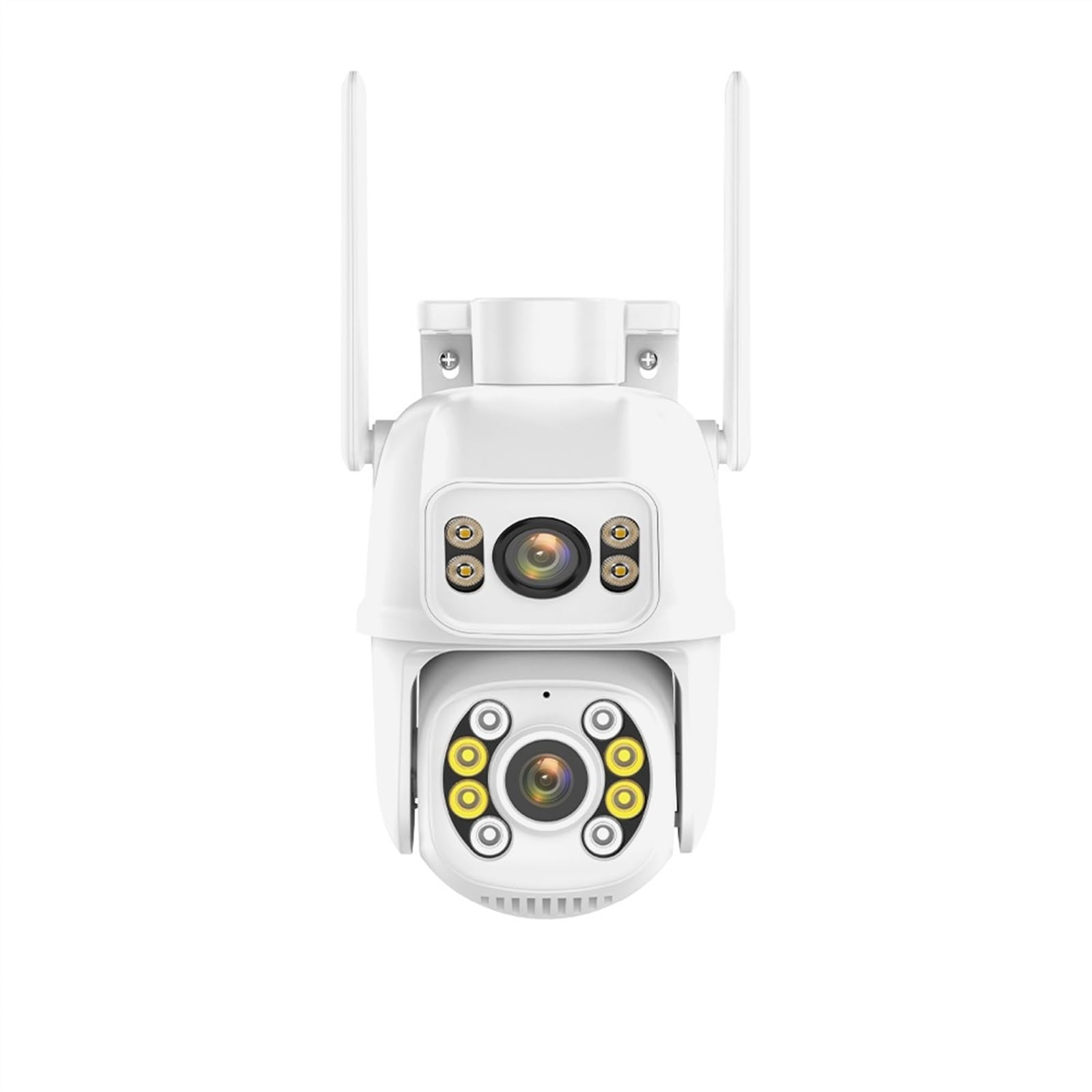 MKHJKIOII Security Camera, Dual Lens PTZ Camera 8MP 4K Surveillance Screen Security Portection Auto Tracking 1080P CCTV Cam(4MP NO SD Card)
