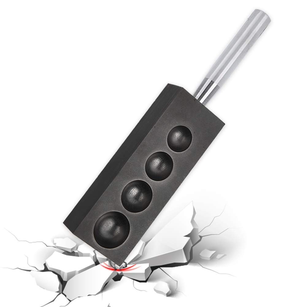 Ingot Mold, Tool for Jewelry Making Jewelry Casting Molds, 4 in 1 Graphite Sphere Mold,Jewelry Making Precious Metal Torch Casting Kit for Melting Casting Refining Glass Marble - Image 6