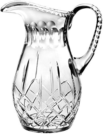 Barski - Hand Cut - Mouth Blown - Crystal Pitcher - 52oz. - 10.25" height - Made in Europe