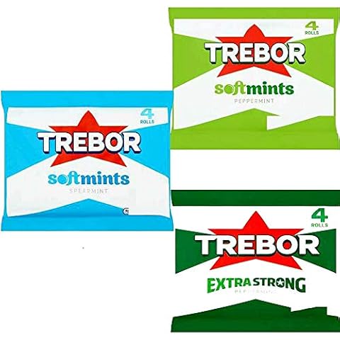 Trebor Extra Strong Peppermint and Spearmint Rolls Cover