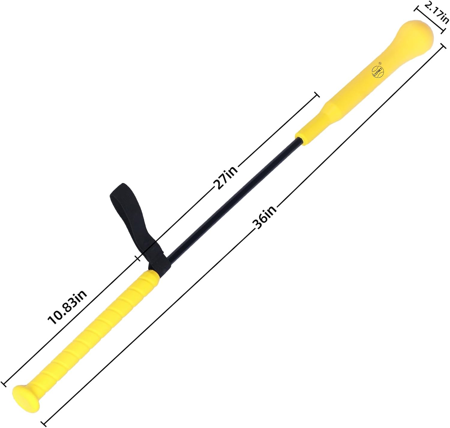 Baseball Hitting Stick with Foam Shock & Comfort Grip, Swing Trainer Batting Practice Equipment for All Skill Levels,Ideal One-on-One Coaching Training Aids Accessories