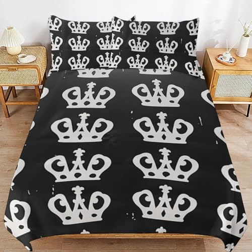 Juego de ropa de cama de princesa infantil de microfibra con 3 piezas para cama juvenil 2