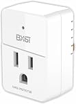 BXST Single Outlet Surge Protector, Small Surge Protector for Refrigerators, PC, TV and Home Appliances, Flat Plug Wall Mount Power Suppressor with LED Indicators, 15A, 1800W, 120V, 1 Pack