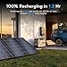 OUKITEL 5120W Power Station BP5000 Pro Max with 400W Solar Panel, 120/240V 5000W(Surge 9000W) AC Output Solar Generator for Home Battery Backup, 3200W Fast Charging, Expandable to 20kWh