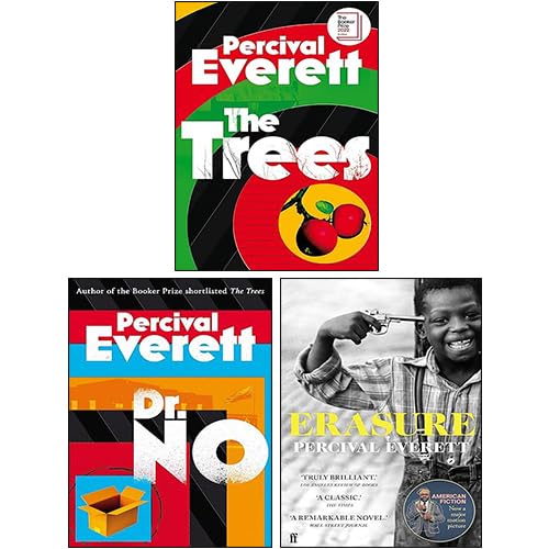 Percival Everett 3 Books Collection Set (Dr. No, The Trees & Erasure)
