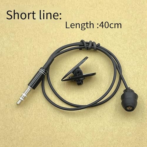 Cable de extensión de auricular unilateral Pyugxab de 3.5 mm para evitar enredos 6