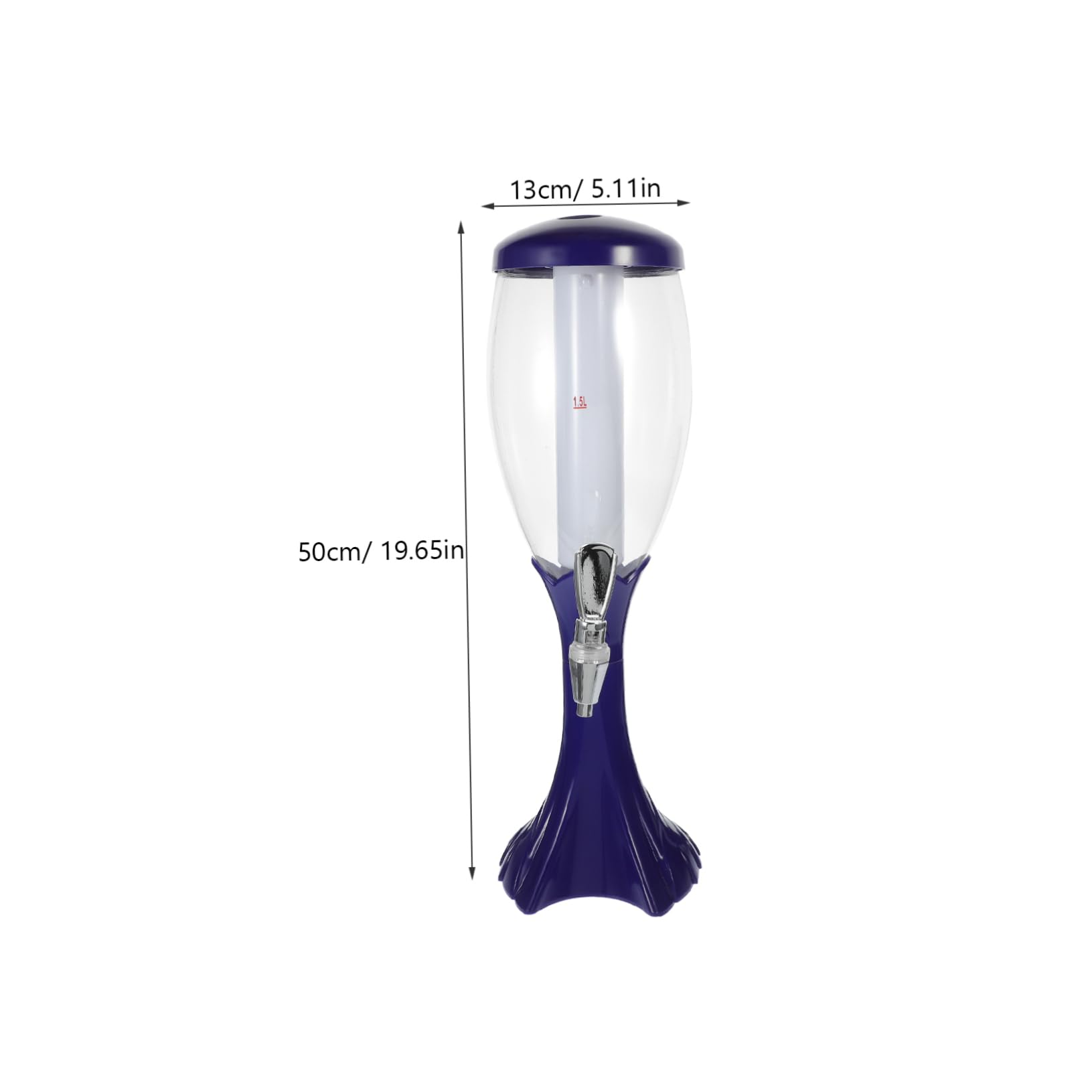 PRETYZOOM Barril de Cerveza de Dispensador Portátil para Fiestas Botella de Bebida Grifo Duradera y Práctica para Eventos Sociales