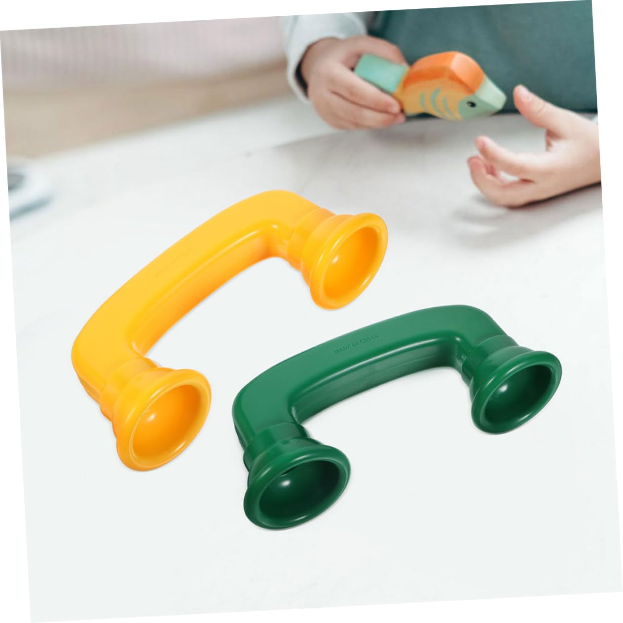 BESPORTBLE 8piezas Juguetes De Retroalimentación Auditiva Teléfono Susurrante para Pequeños Juguete Educativo De Colores para Leer y Escuchar El Aula