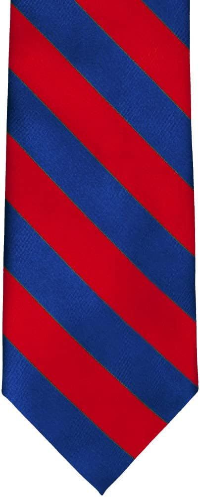 tiemart Men's Striped Tie Standard Length - Image 6