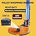 WYDDDARY Pallet Wrapping Machine Industrial Shrink Wrap Machines 4409lbs Capacity with 64.96inch Diameter Turntable Forklift Hole for Large Machine and Art Products 110V