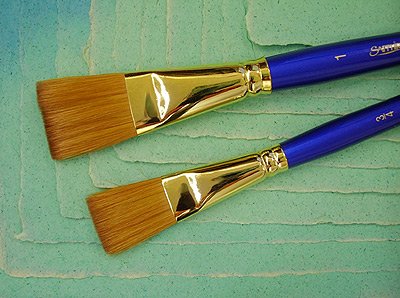 Sapphire Brush by Robert Simmons- One Stroke Wash Brush 1 Inch