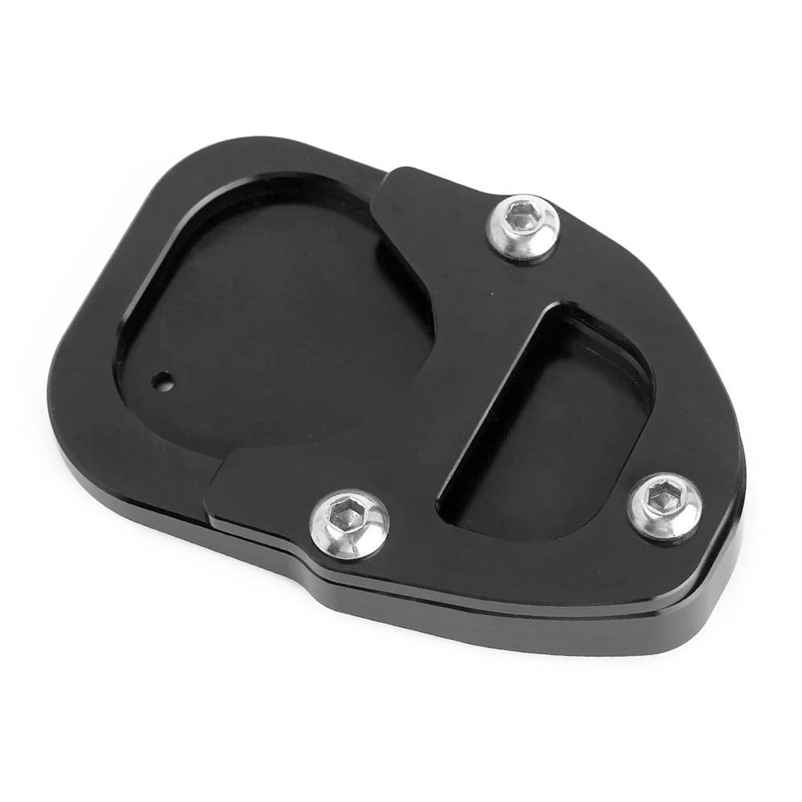 Rivestimenti Laterali Moto Cavalletto Piede Cavalletto Laterale Estensione Pad Piastra di Supporto con per B&MW per Rninet RT 2017 2018 2019-2022(Nero)