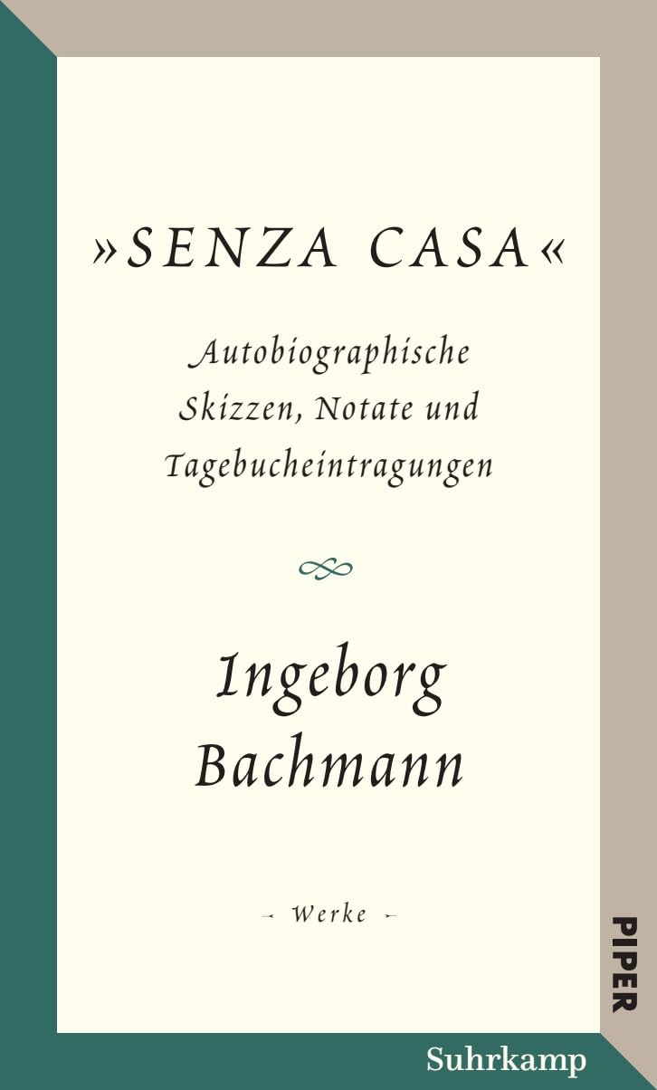 Salzburger Bachmann Edition: »Senza casa«. Autobiographische Skizzen, Notate und Tagebucheintragungen