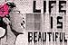 Banksy - Life is Beautiful Poster (24x36) PSA010013