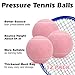 SUNEZLGO Premium 12-Piece Tennis Balls Set, 2.5 Inch Diameter, Durable Thickened Safe Natural Rubber, Multi-Purpose, Ideal Sports Gift
