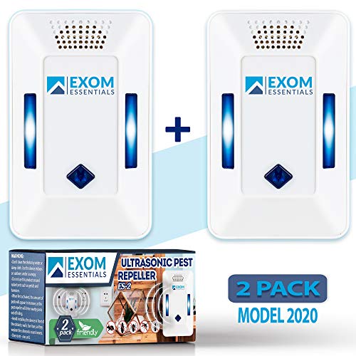 ES-2, Ultrasonic Pest Repeller Wall Plug-in, Most Effective than Repellents, Get Rid Of