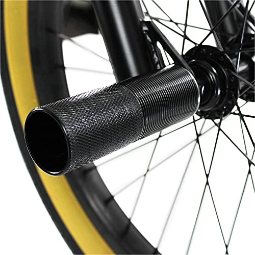 Elite BMX Bicycle 20” & 16" Freestyle Bike - Stealth and Peewee Model (Stealth Black Gum, 20") - Thumbnail 5
