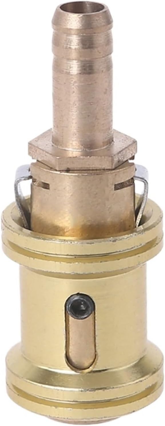 6.5/8mm Car Tire Valve Clip Pump Nozzle Clamp Solid Brass Quick Connect The Inflation Connector Air Chuck Inflator Pump Adapter(8mm)