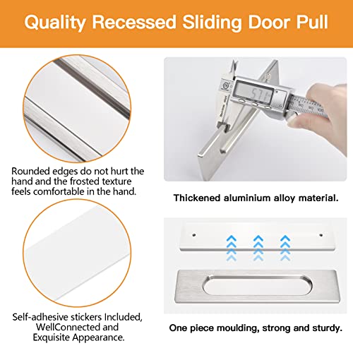 MOROBOR 18CM Self-Stick Rectangual Sliding Door Pulls - Image 4