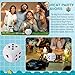 Shappy 3 Inches Foam Dice Fun Filled Large Educational Toy Kawaii Giant Decorative Eva Foam Jumbo Dice Big Square Building Blocks for Board Game Nights Learning Sessions(White,2 Pcs)