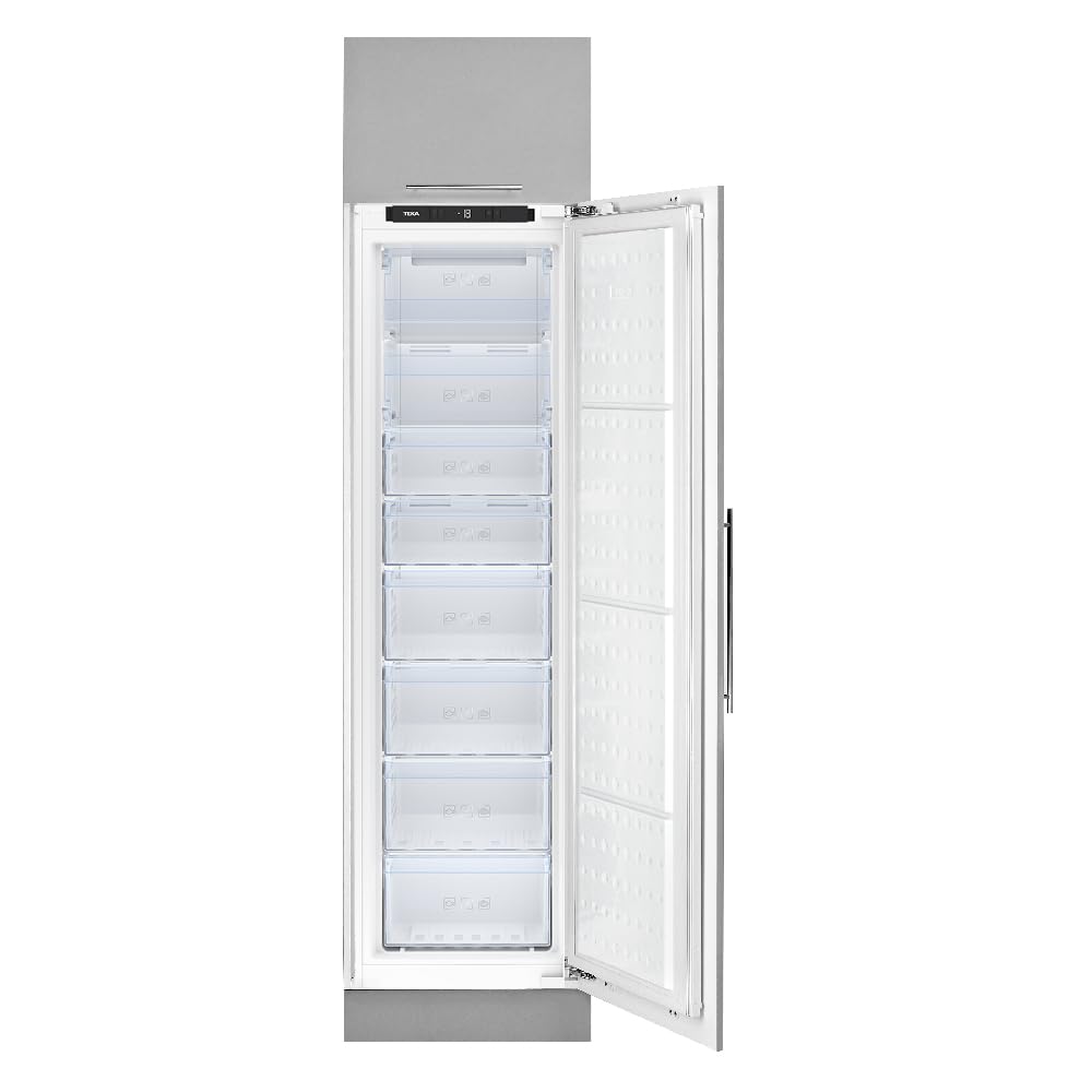 TEKA Congelador Total 177 cm, 220 L, Motor Inverter, Sistema Integración Door to Door, Tecnología LongLife No Frost, 6+2 Cajones, Congelación Rápida, Display Electrónico, Modelo RSF 73360 FI
