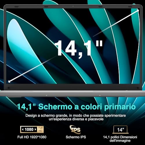 AOCWEI PC Portatile Win 11 Celeron N4020 upto 2.8