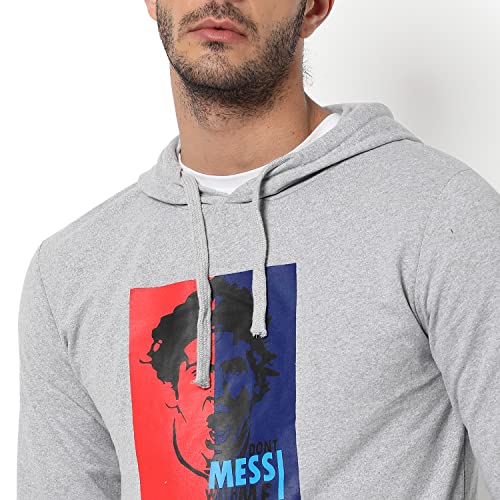 Image of CAHOOT Men's Printed Sweatshirt Regular Fit for Casual Wear | Full Sleeve | Cotton | Stylish Sweatshirt Crafted with Comfort Fit and High Performance for Everyday We