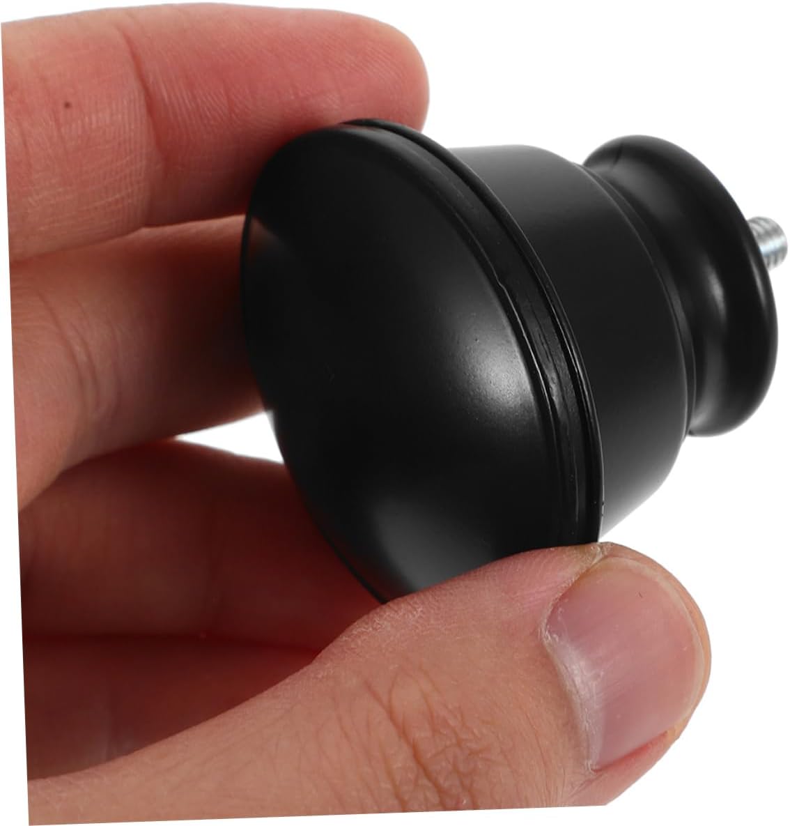 4pcs Modern Curtain Rod End Caps Decorative Finials for Window Drapery Rods Stable Support Easy Installation