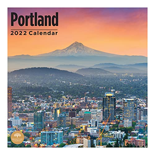2022 Home Sweet Home Portland Monthly Wall Calendar By Bright Day, 12 X 12 Inch, Oregon Pacific Northwest Usa Evergreen Hometown Travel Destination Inspiration | Wantitall
