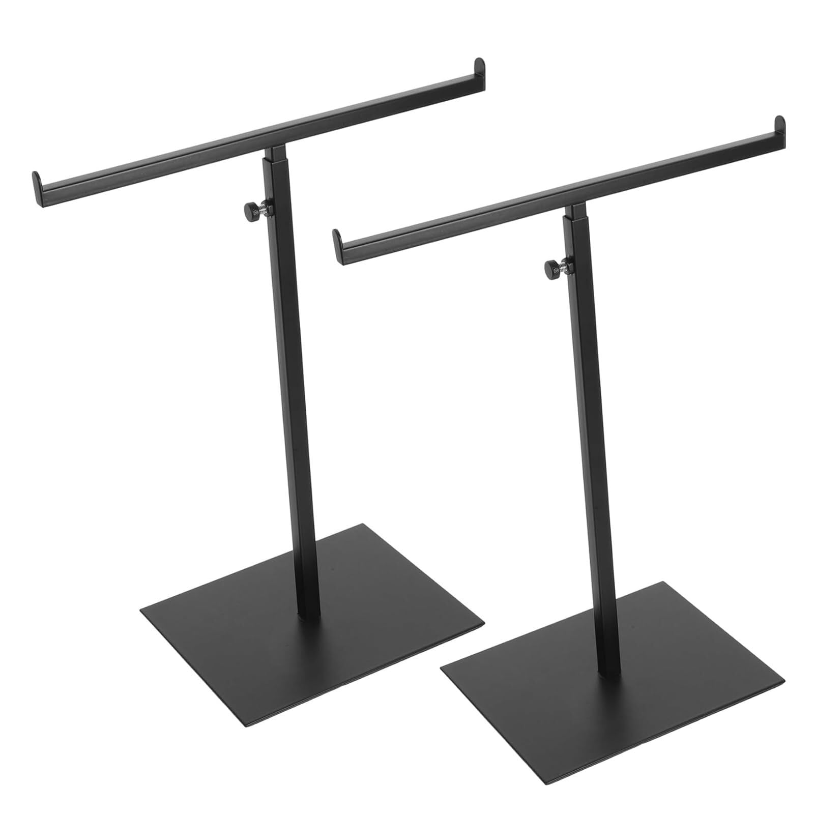 Wxuultgjr Nero 2Pcs Jewelry Display Stand T-Type Jewelry Easel Stand Handbag Hanging Showcase Holder Necklace Tower Rack Earring Organizer Tree