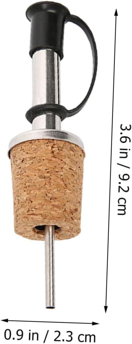 GLEAVI 32pcs Reusable Wine Pourer and Stopper Multi-function Stainless Steel Wine Corks for Airtight Sealing for Soda Oil for Parties and Everyday Use