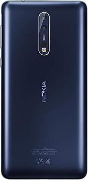 Nokia 8 SIM-Free Smartphone - Tempered Blue