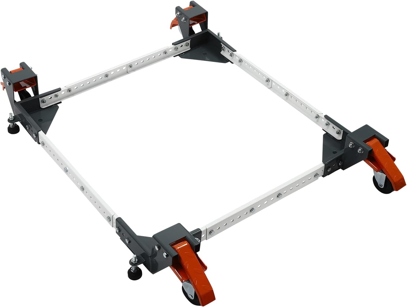 Universal Mobile Base, Heavy Duty Universal Mobile Base 650 BLS Capacity, 35×35inches Adjustable Mobile Base Kit, Adjustable Rolling Set for Moving Large Equipment, Tools and Machines