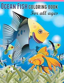 Paperback Ocean fish: Coloring book for all ages Book