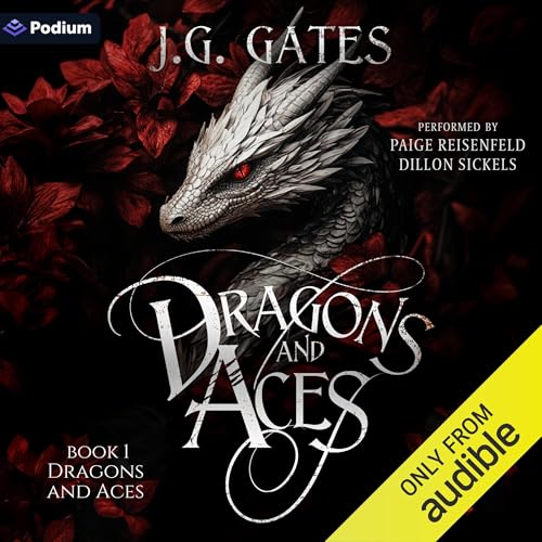 Dragons and Aces Audiolibro Por J. G. Gates arte de portada